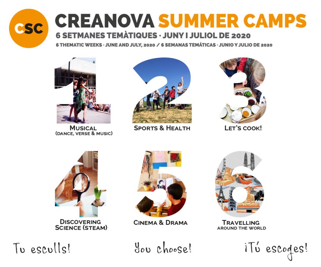 CreaNova Summer Camps 2020 - Col·legi CreaNova learning by Doing - Sant Cugat del Vallès (Barcelona)