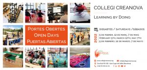 Portes Obertes - Puertas Abiertas - Open Days - 2022 Col·legi CreaNova